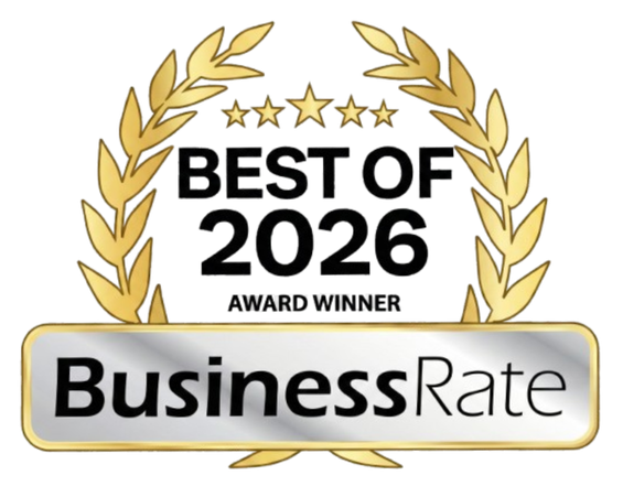 BusinessRate Best of 2026 recognition for Ave Rides